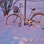 jazda na rowerze zimą